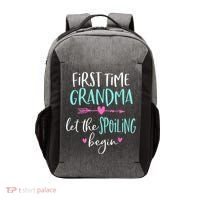 First Time Grandma Let The Spoiling Begin New 1st Time Vector Backpack thumb 0