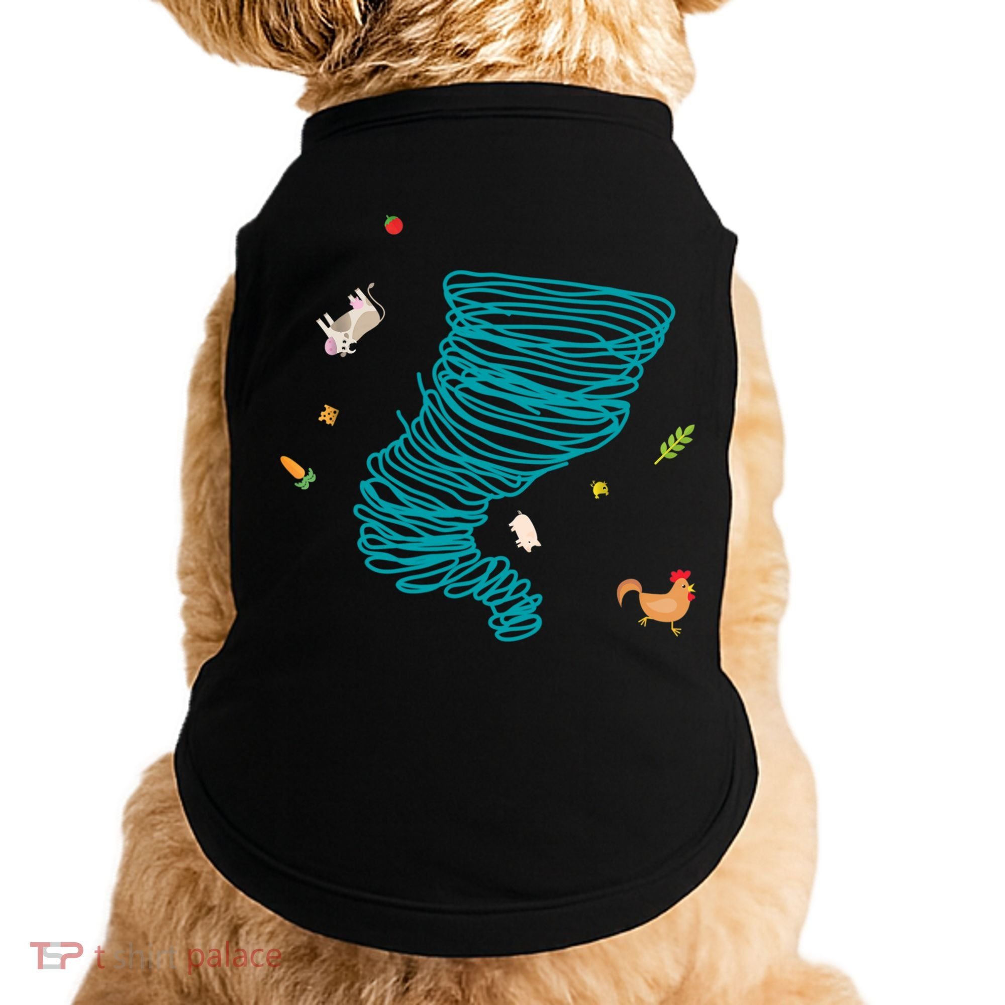 Funny Tornado Gift Weather Twister Hurricane Gift Doggie Tank