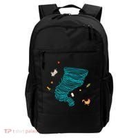 Funny Tornado Gift Weather Twister Hurricane Gift Backpack thumb 0