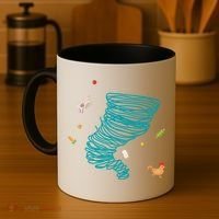 Funny Tornado Gift Weather Twister Hurricane Gift Coffee Mug thumb 4