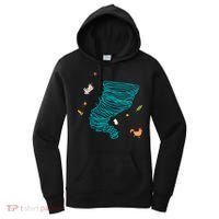 Funny Tornado Gift Weather Twister Hurricane Gift Women's Hoodie thumb 0