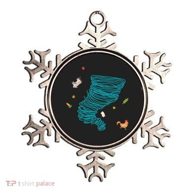 Funny Tornado Gift Weather Twister Hurricane Gift Ornament