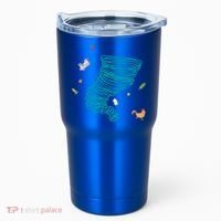 Funny Tornado Gift Weather Twister Hurricane Gift Tumbler thumb 0