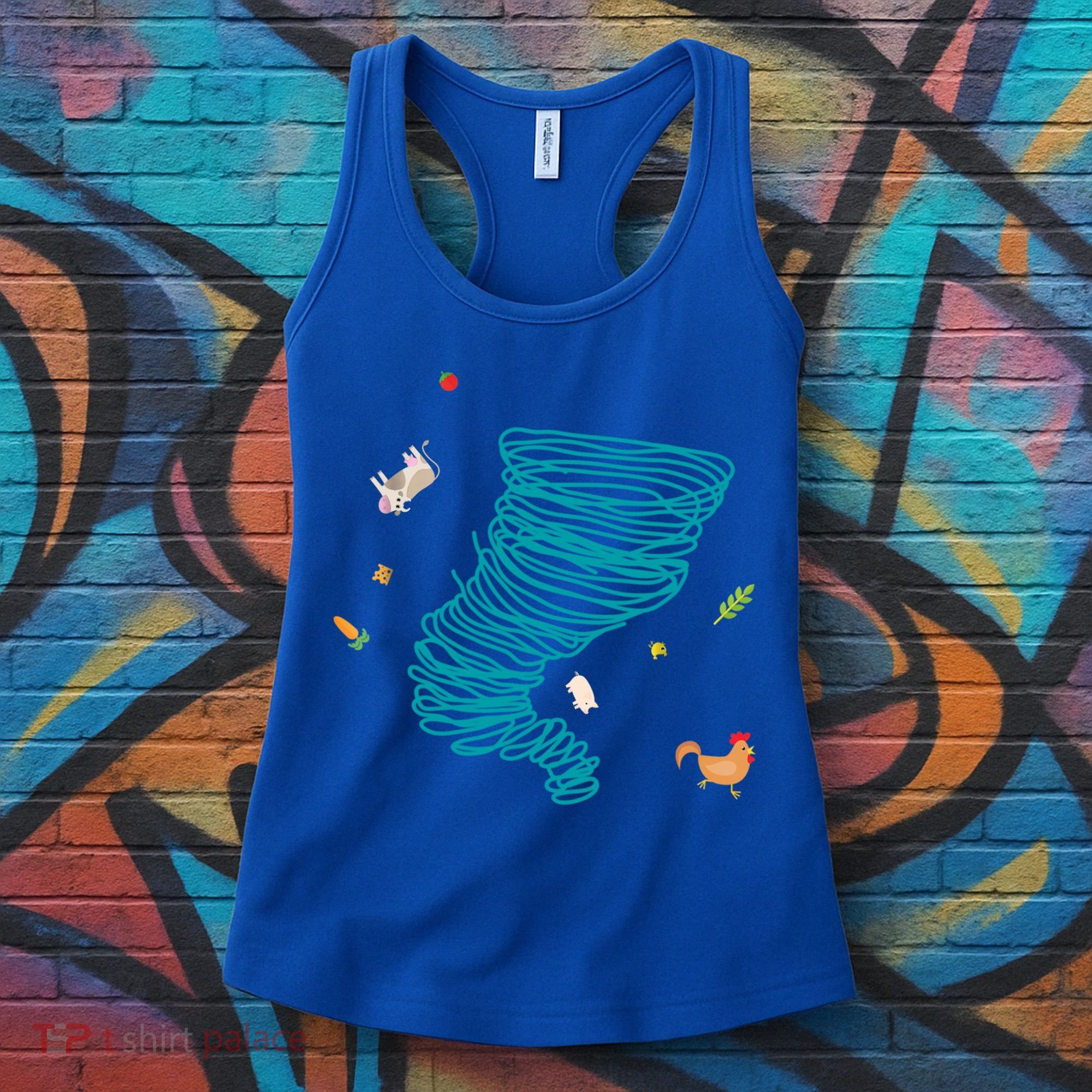 Funny Tornado Gift Weather Twister Hurricane Gift Women's Tank Top