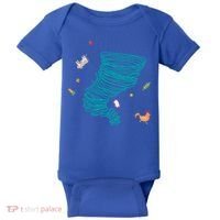 Funny Tornado Gift Weather Twister Hurricane Gift Baby Bodysuit thumb 0