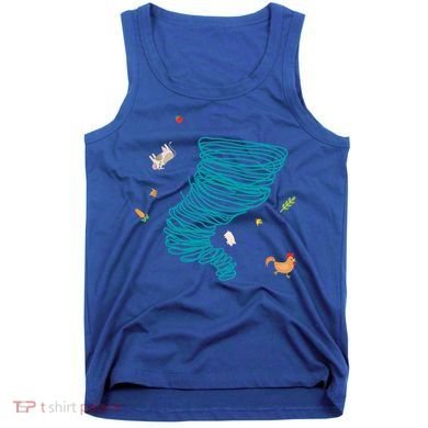 Funny Tornado Gift Weather Twister Hurricane Gift Tank Top