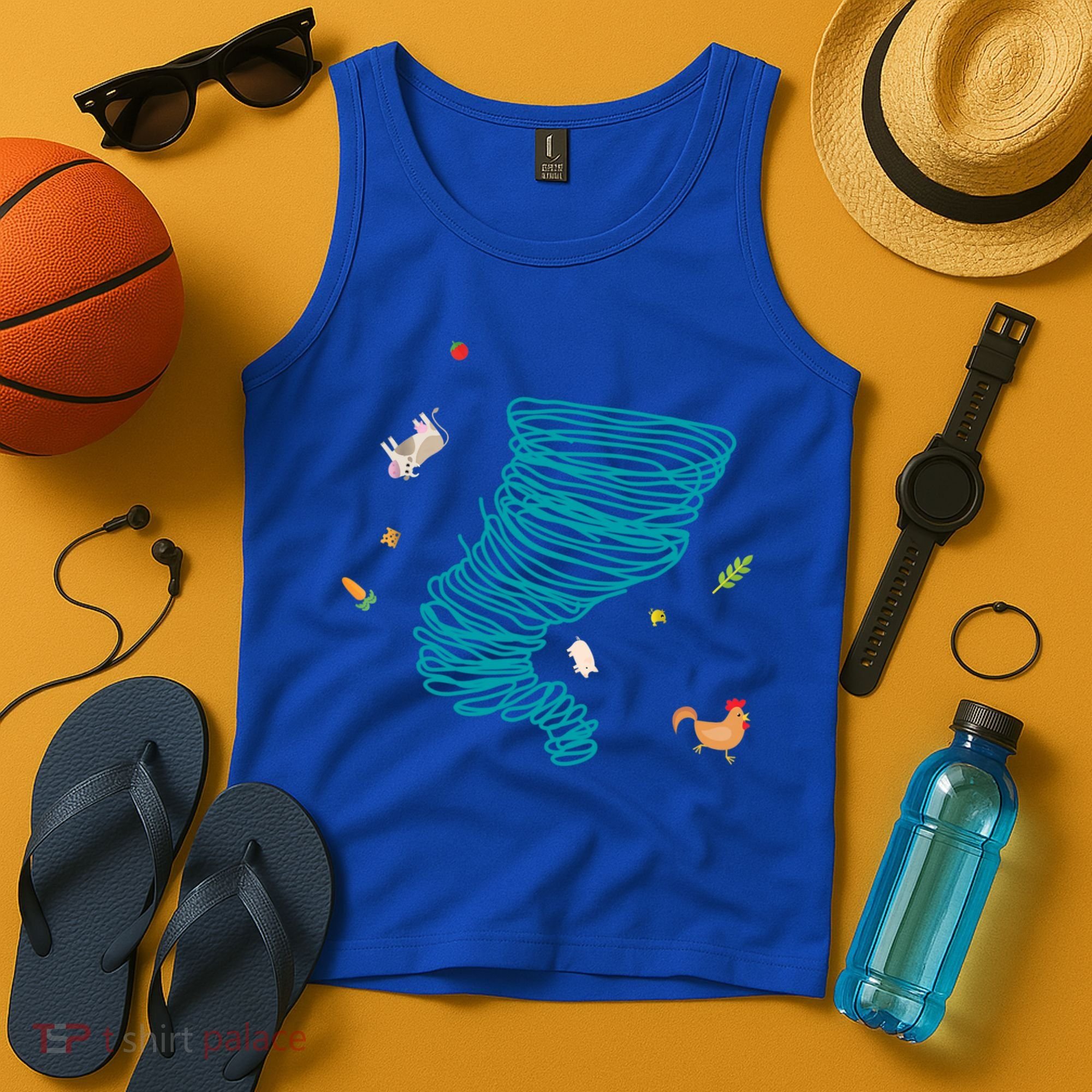 Funny Tornado Gift Weather Twister Hurricane Gift Tank Top