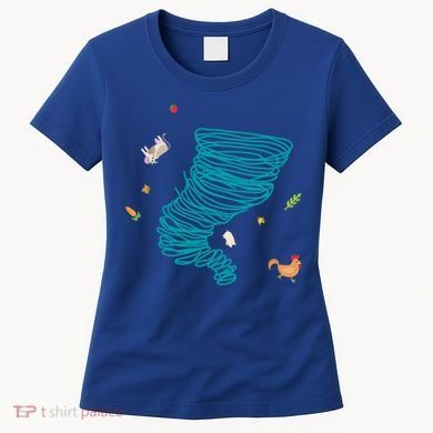 Funny Tornado Gift Weather Twister Hurricane Gift Women's T-Shirt