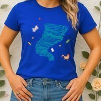 Funny Tornado Gift Weather Twister Hurricane Gift Women's T-Shirt thumb 2