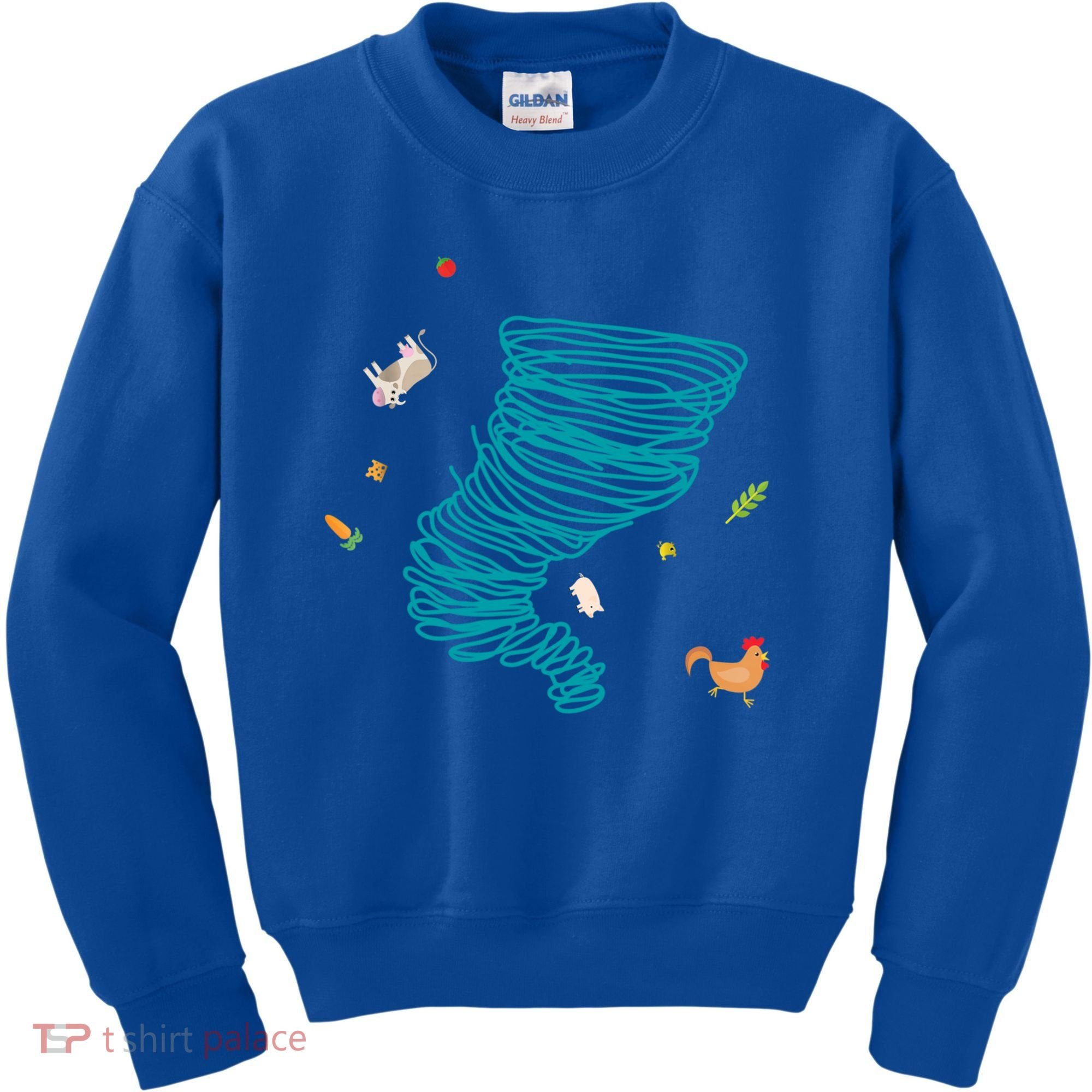 Funny Tornado Gift Weather Twister Hurricane Gift Kids Sweatshirt