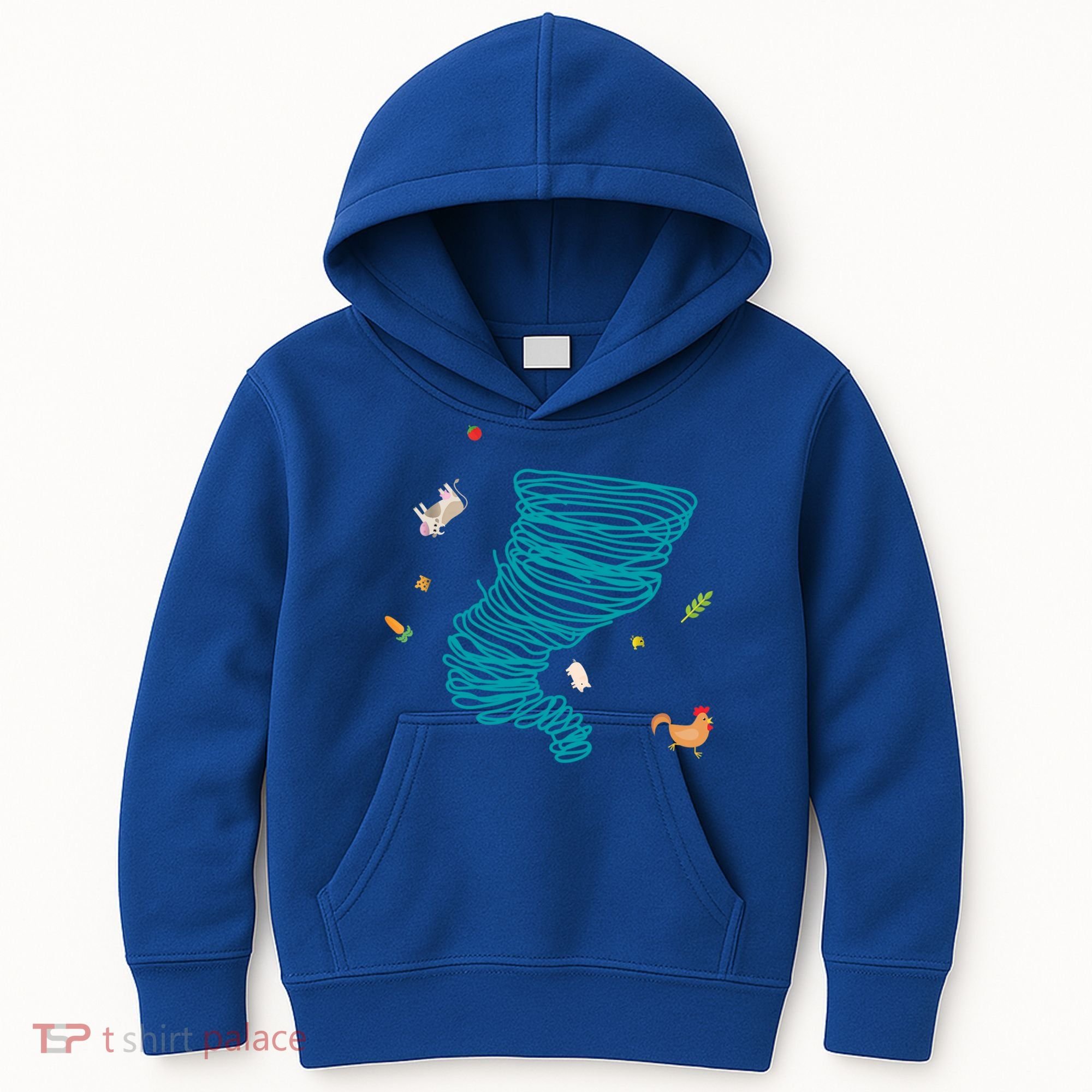 Funny Tornado Gift Weather Twister Hurricane Gift Kids Hoodie