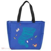 Funny Tornado Gift Weather Twister Hurricane Gift Tote Bag thumb 0