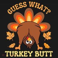 Funny Thanksgiving Guess What Turkey Butt Backpack thumb 2