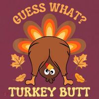 Funny Thanksgiving Guess What Turkey Butt 16oz Travel Tumbler thumb 2