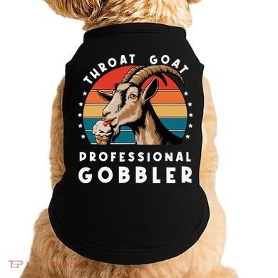 Funny Throat Goat Professional Gobbler Doggie Tank