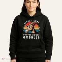 Funny Throat Goat Professional Gobbler Hoodie thumb 5