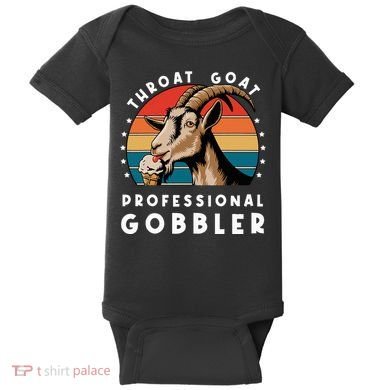 Funny Throat Goat Professional Gobbler Baby Bodysuit
