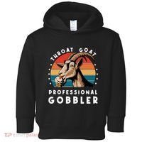 Funny Throat Goat Professional Gobbler Toddler Hoodie thumb 0