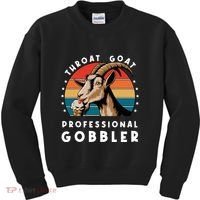 Funny Throat Goat Professional Gobbler Kids Sweatshirt thumb 0