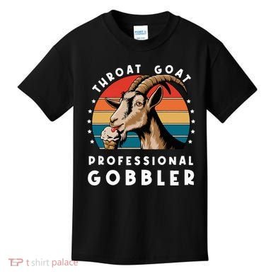 Funny Throat Goat Professional Gobbler Kids T-Shirt