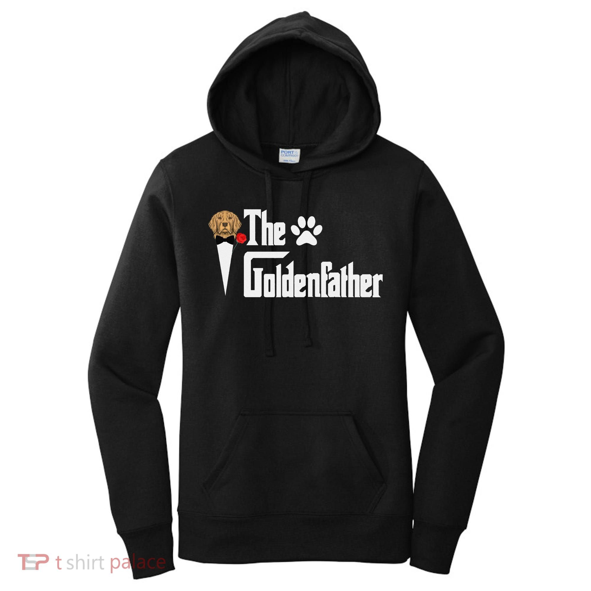 Funny The Goldenfather Golden Retriever Dog Father Women's Hoodie