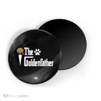 Funny The Goldenfather Golden Retriever Dog Father Magnet thumb 0