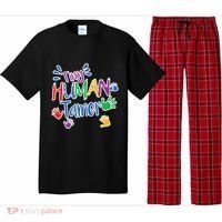 Funny Tiny Human Tamer Daycare Provider Teacher Gift Pajama Set thumb 0