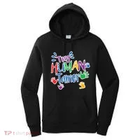Funny Tiny Human Tamer Daycare Provider Teacher Gift Women's Hoodie thumb 0