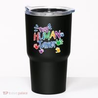 Funny Tiny Human Tamer Daycare Provider Teacher Gift Tumbler thumb 0