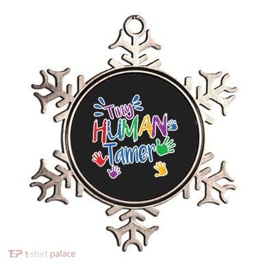 Funny Tiny Human Tamer Daycare Provider Teacher Gift Ornament