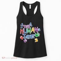 Funny Tiny Human Tamer Daycare Provider Teacher Gift Women's Tank Top thumb 0