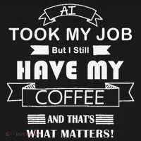 Funny Tech Humor Coffee Lover For Unemployed Remote Workers Women's T-Shirt thumb 6