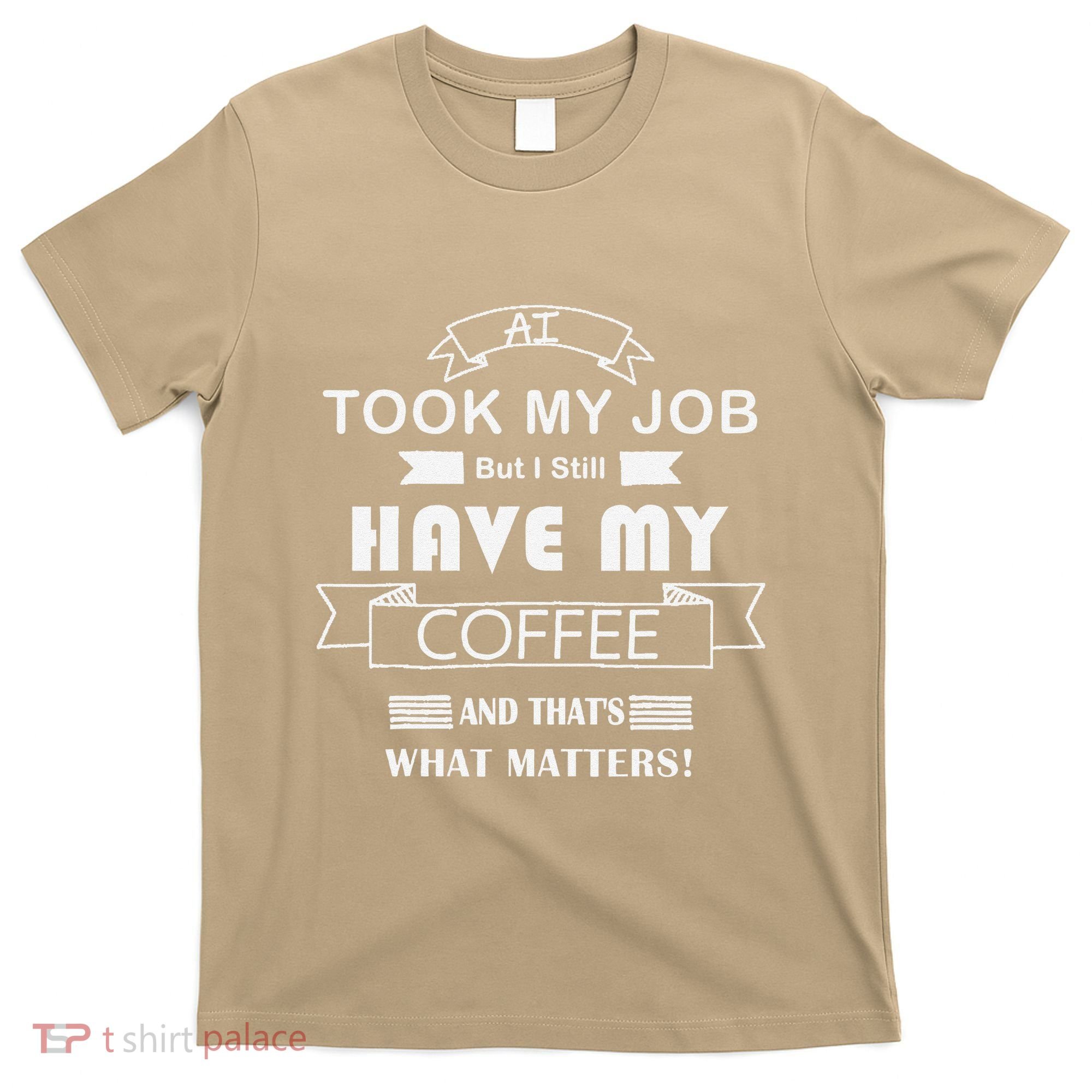 Funny Tech Humor Coffee Lover For Unemployed Remote Workers T-Shirt