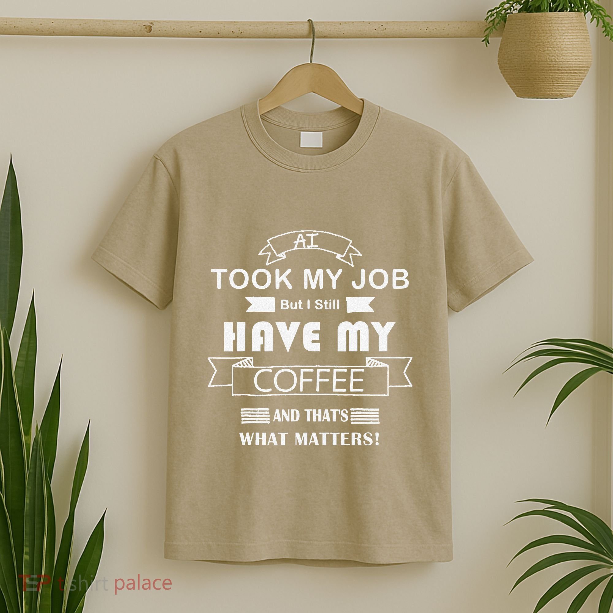 Funny Tech Humor Coffee Lover For Unemployed Remote Workers T-Shirt