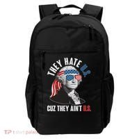 Funny They Hate U.S. Cuz They Ain't U.S. George Washington Backpack thumb 0