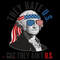 Funny They Hate U.S. Cuz They Ain't U.S. George Washington Coffee Mug thumb 5