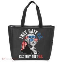 Funny They Hate U.S. Cuz They Ain't U.S. George Washington Tote Bag thumb 0