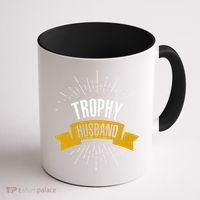 Funny Trophy Husband Wedding Anniversary Coffee Mug thumb 1