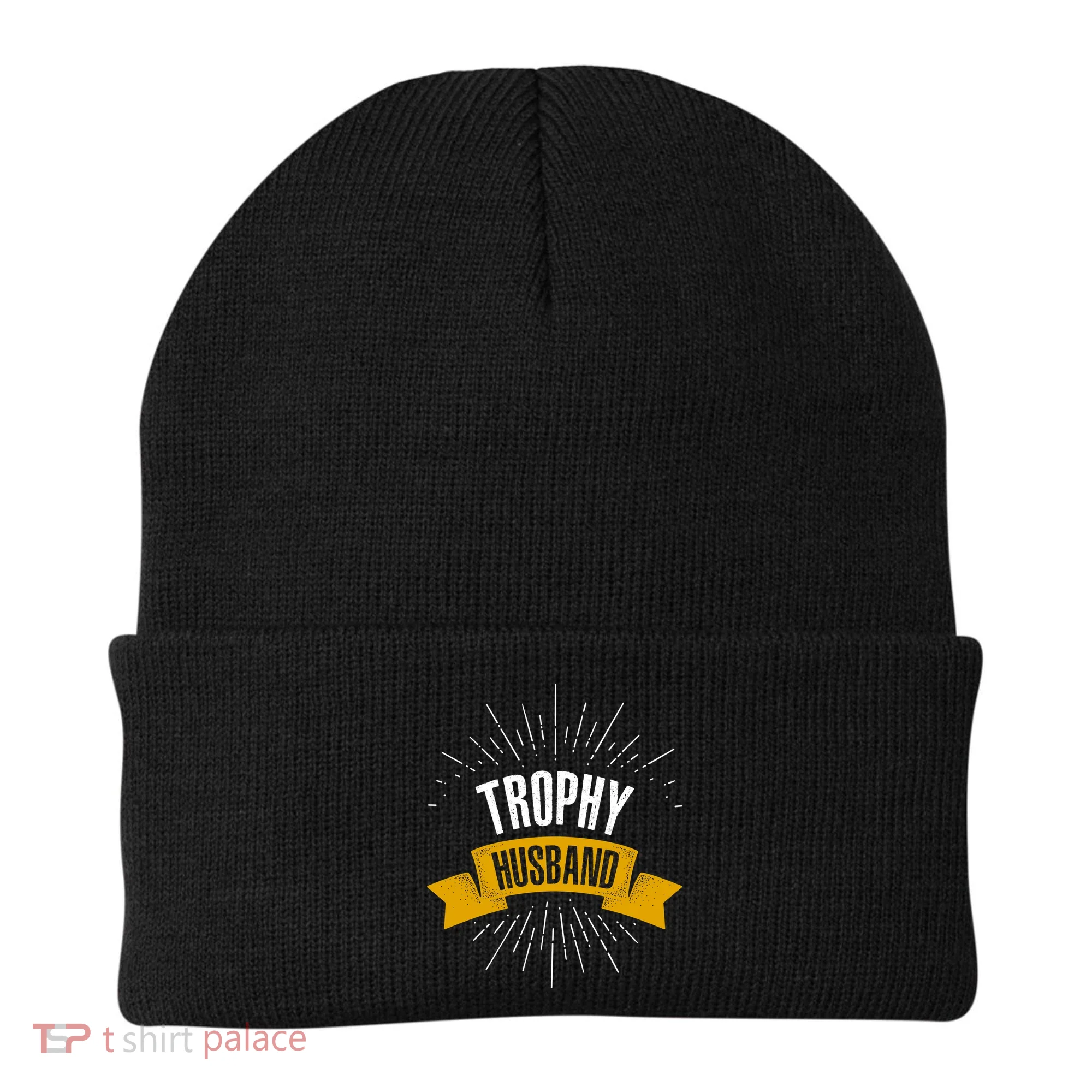 Funny Trophy Husband Wedding Anniversary Beanie