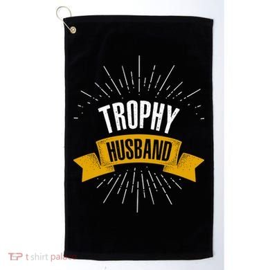 Funny Trophy Husband Wedding Anniversary Golf Towel
