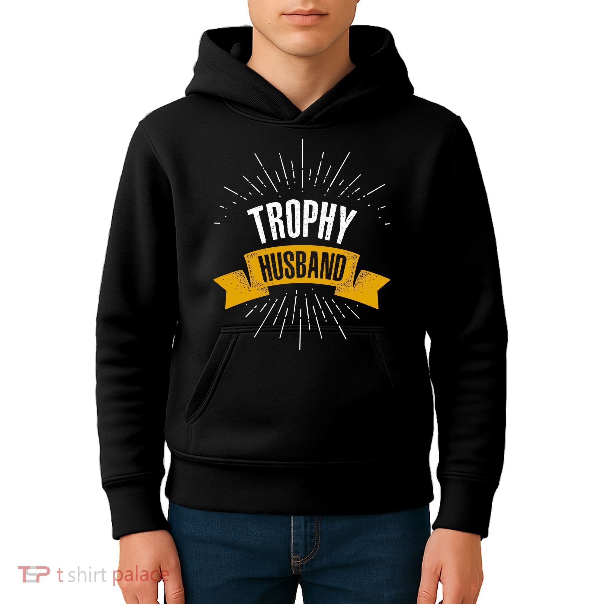 Funny Trophy Husband Wedding Anniversary Kids Hoodie