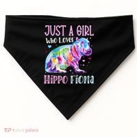 Fiona The Hippo Baby Love Hippo Fiona USA-Made Doggie Bandana thumb 0