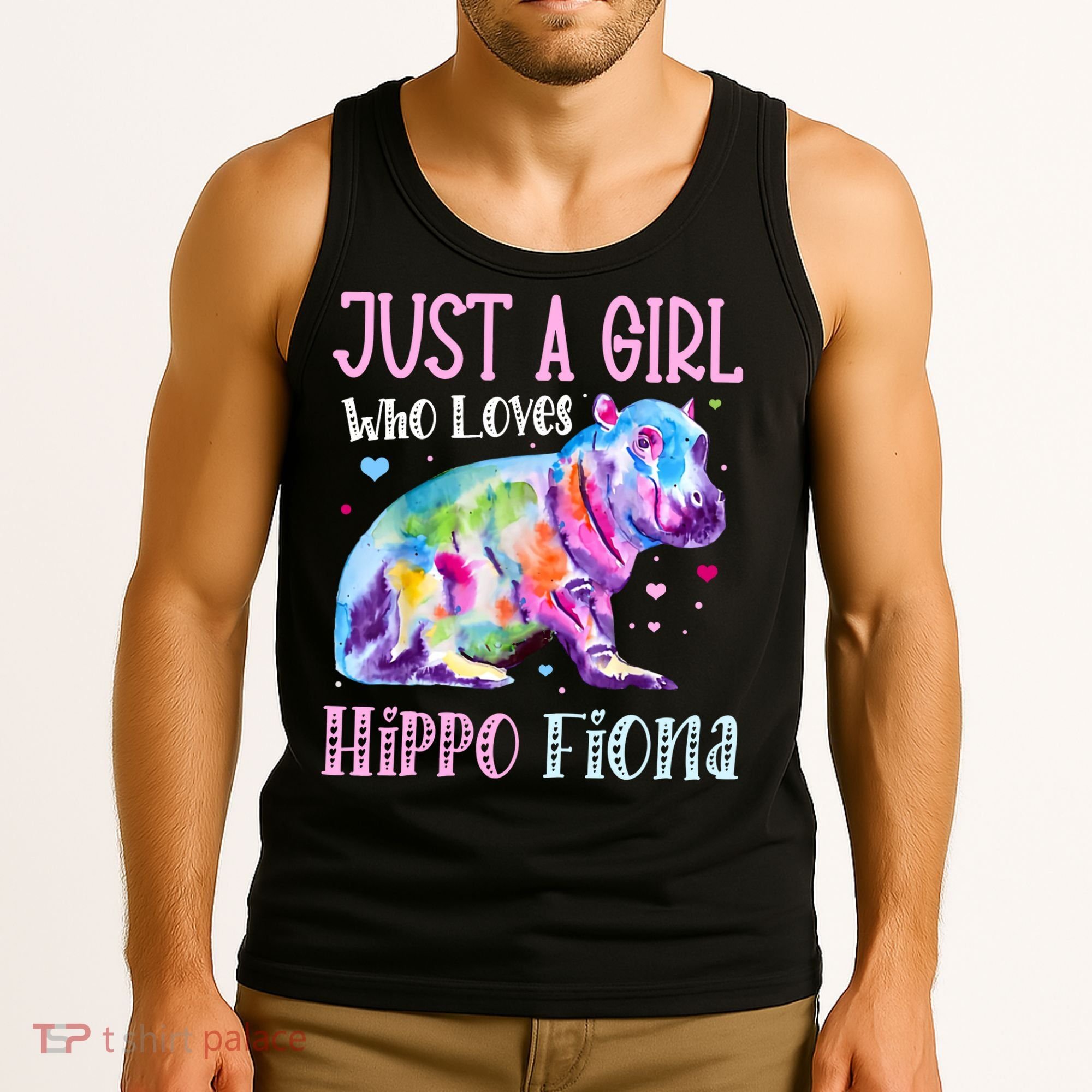 Fiona The Hippo Baby Love Hippo Fiona Tank Top
