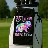 Fiona The Hippo Baby Love Hippo Fiona Golf Towel thumb 2