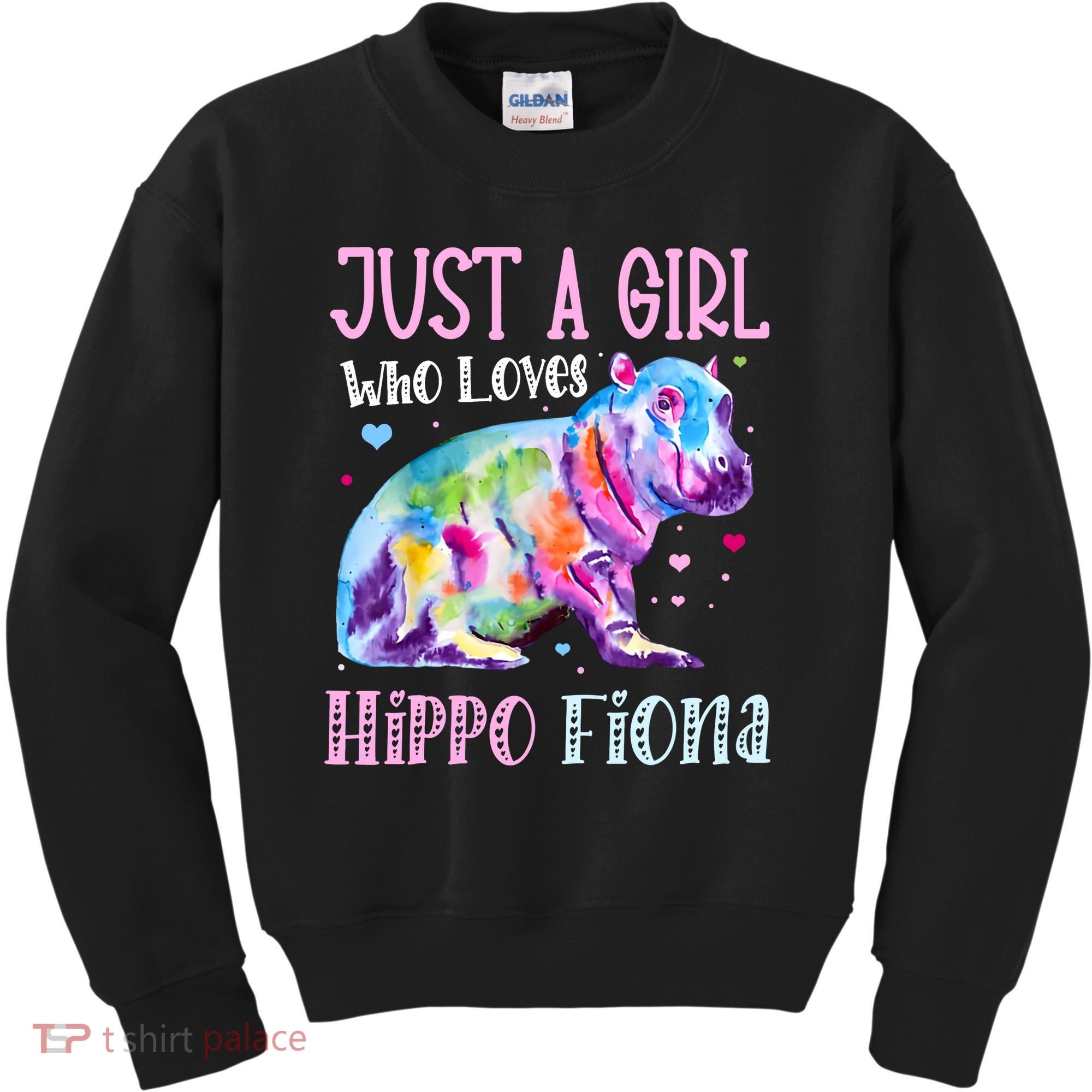 Fiona The Hippo Baby Love Hippo Fiona Kids Sweatshirt