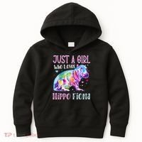 Fiona The Hippo Baby Love Hippo Fiona Kids Hoodie thumb 0