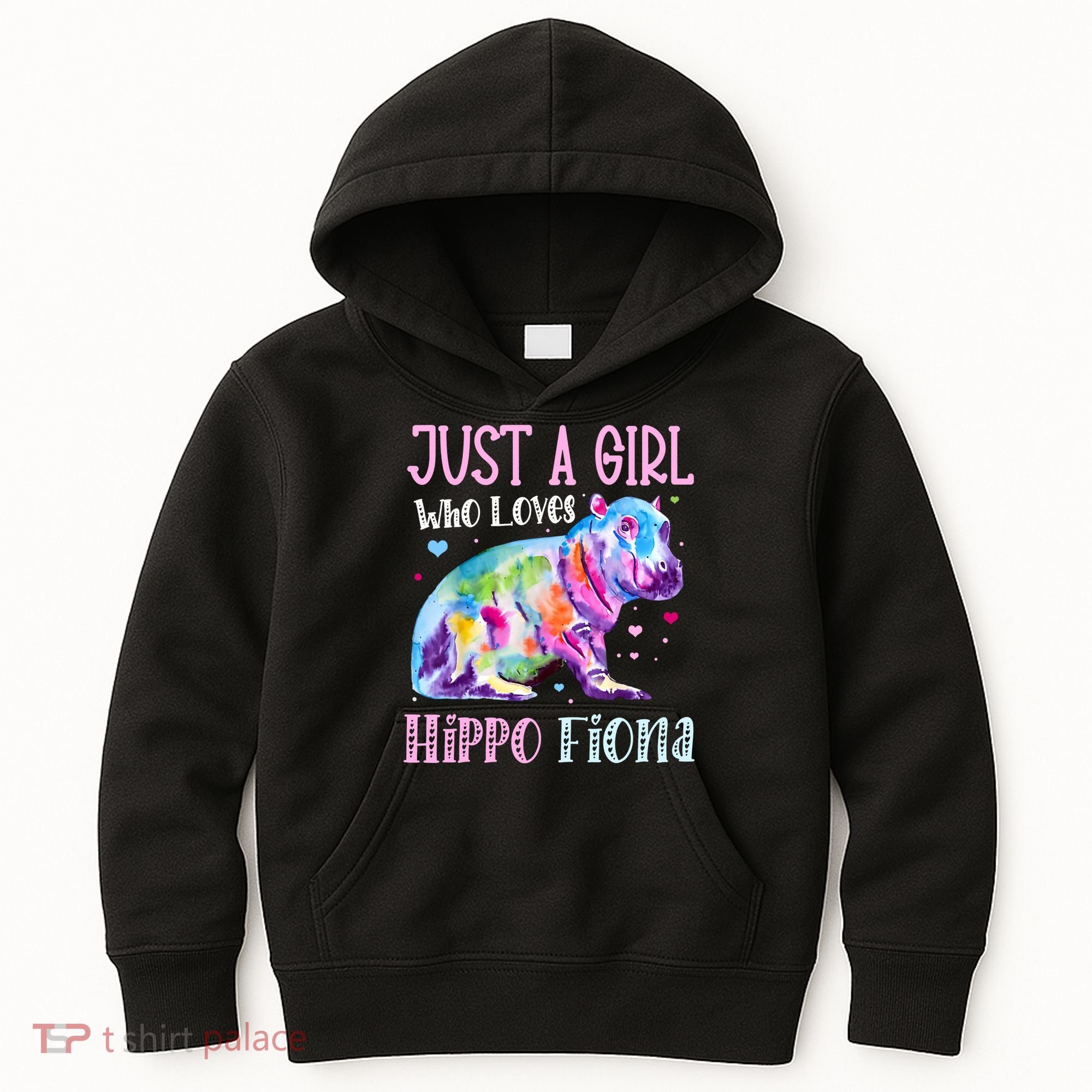 Fiona The Hippo Baby Love Hippo Fiona Kids Hoodie
