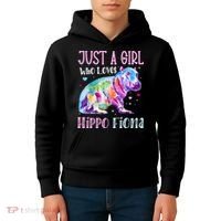 Fiona The Hippo Baby Love Hippo Fiona Kids Hoodie thumb 4