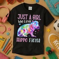 Fiona The Hippo Baby Love Hippo Fiona Kids T-Shirt thumb 3