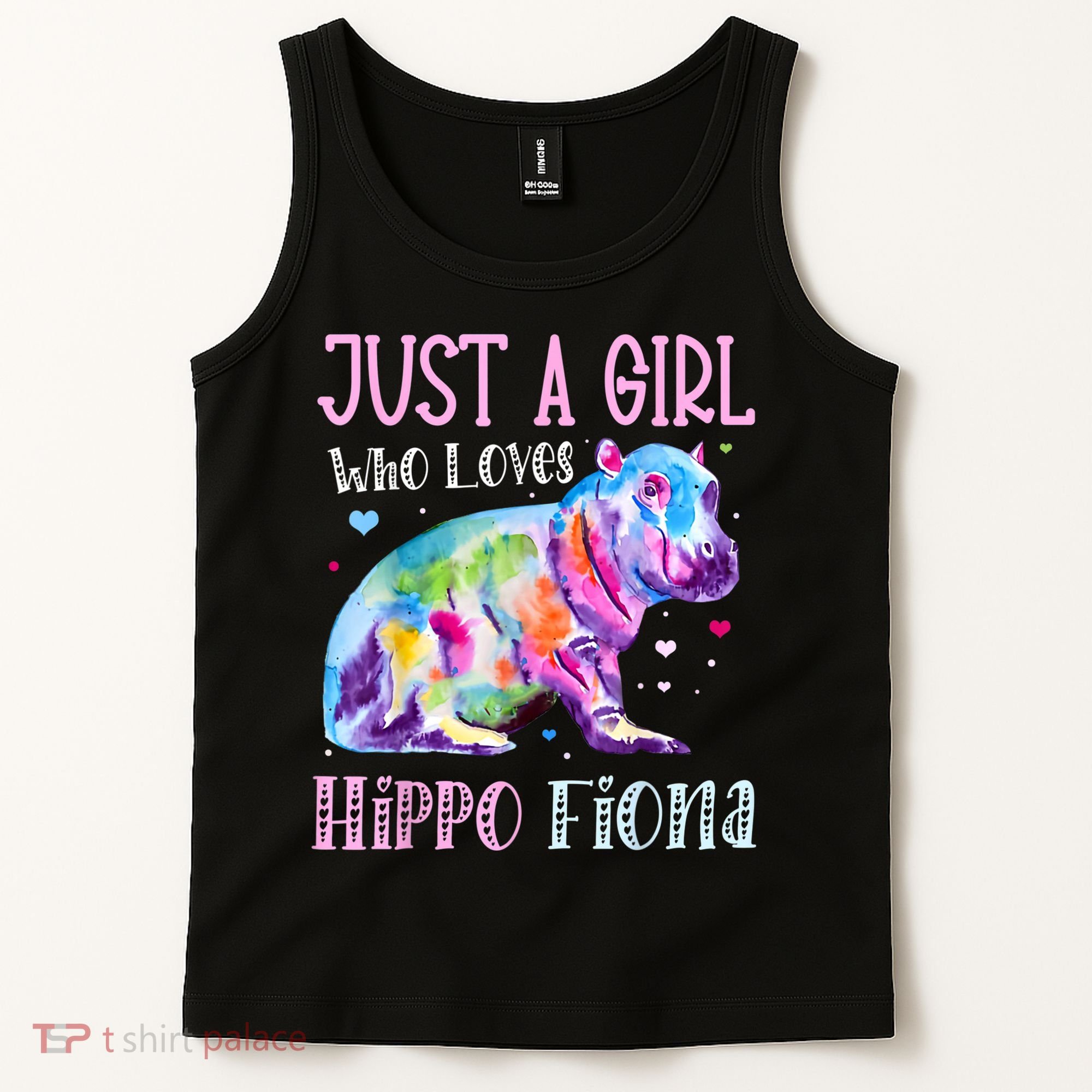 Fiona The Hippo Baby Love Hippo Fiona Tank Top